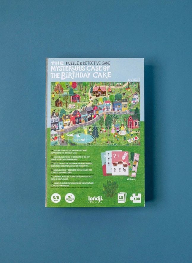 Puzzle et jeu de détective Birthday - 100 pièces