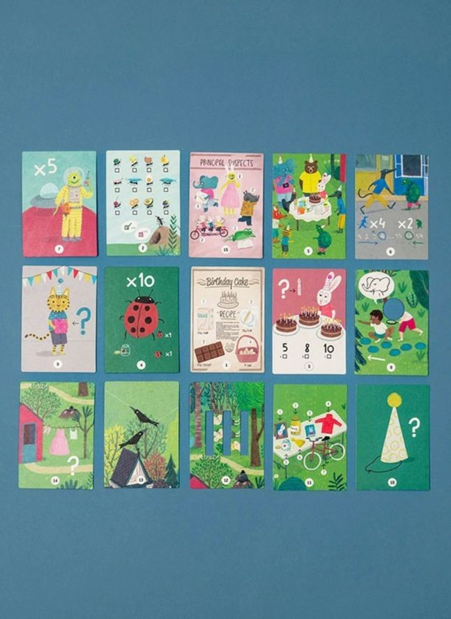 Puzzle et jeu de détective Birthday - 100 pièces