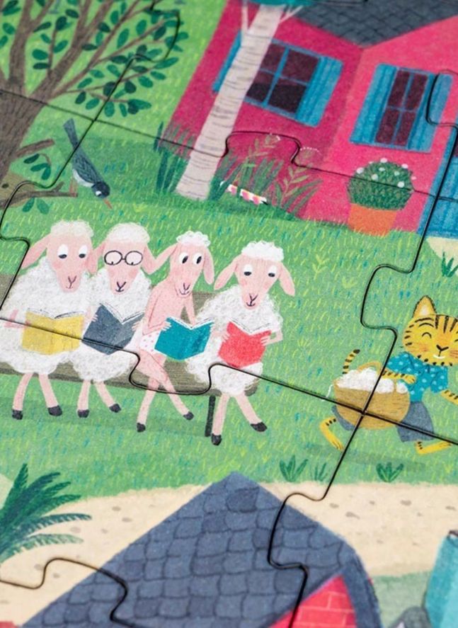 Puzzle et jeu de détective Birthday - 100 pièces