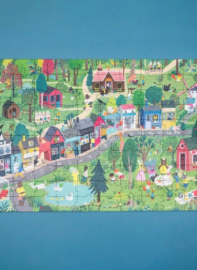 Puzzle et jeu de détective Birthday - 100 pièces