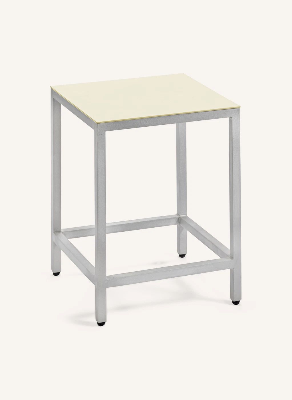 Tabouret Alu, Muller Van Severen | Ivoire- Image produit n°0