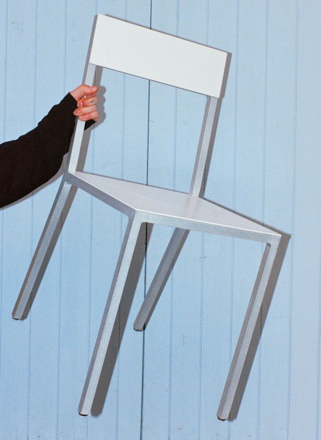 Chaise Alu Chair, Muller Van Severen | Blanc