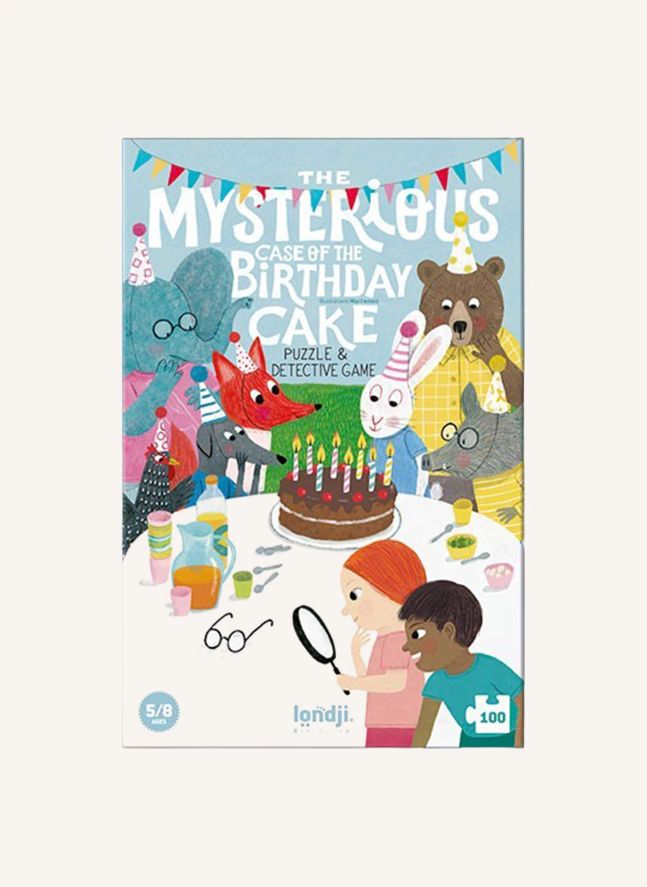 Puzzle et jeu de détective Birthday - 100 pièces
