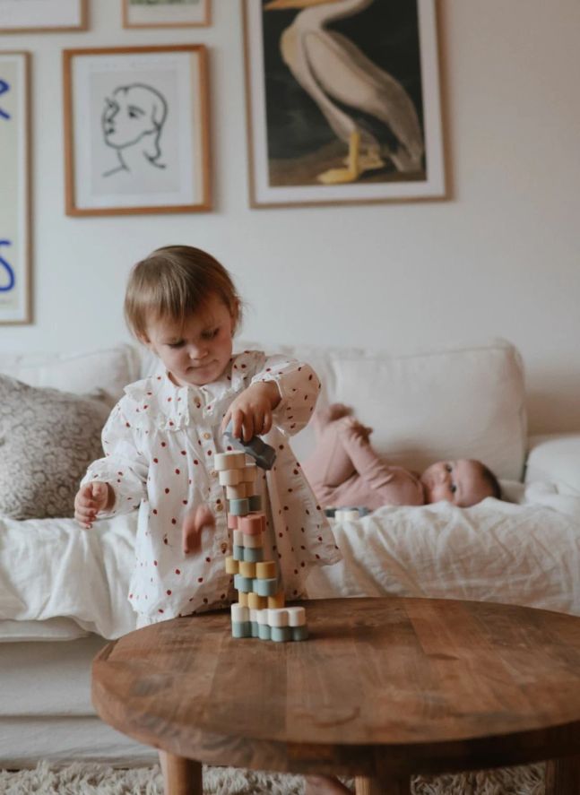 Wooden balance blocks