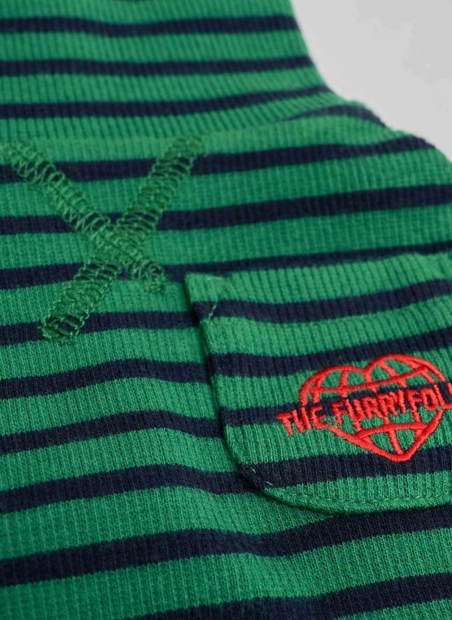 Pull rayé | Vert