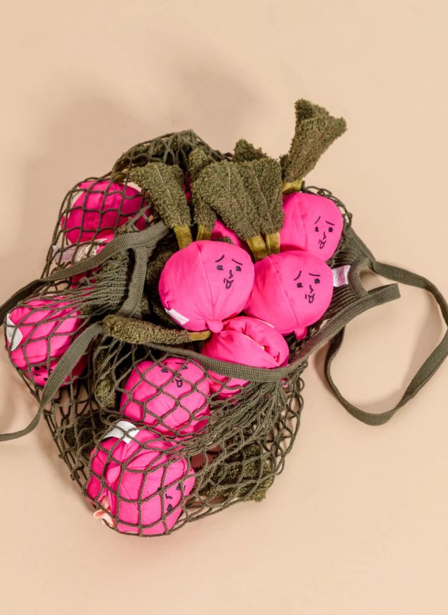 Jouet de fouille Radish | Rose