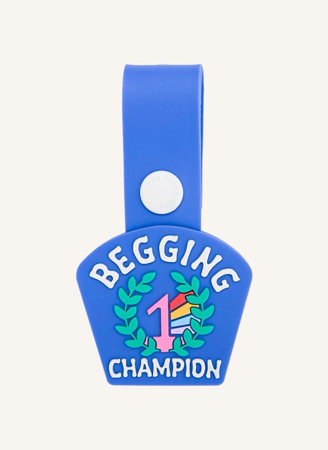 Médaille Begging Champion | Bleu