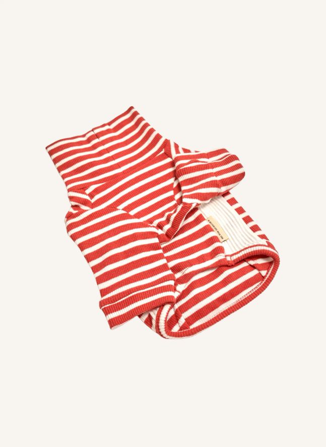 Pull rayé | Rouge
