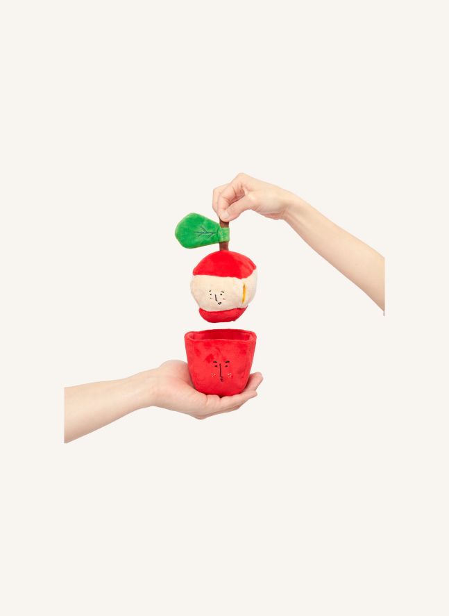Jouet de fouille Apple | Rouge