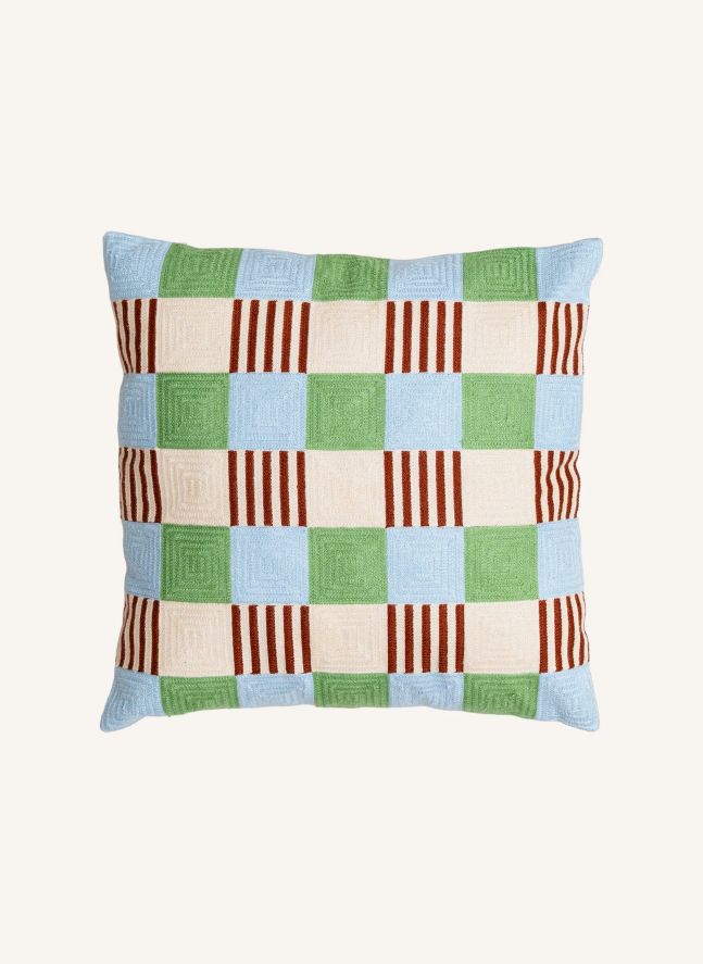 Housse de coussin Playground | Bleu