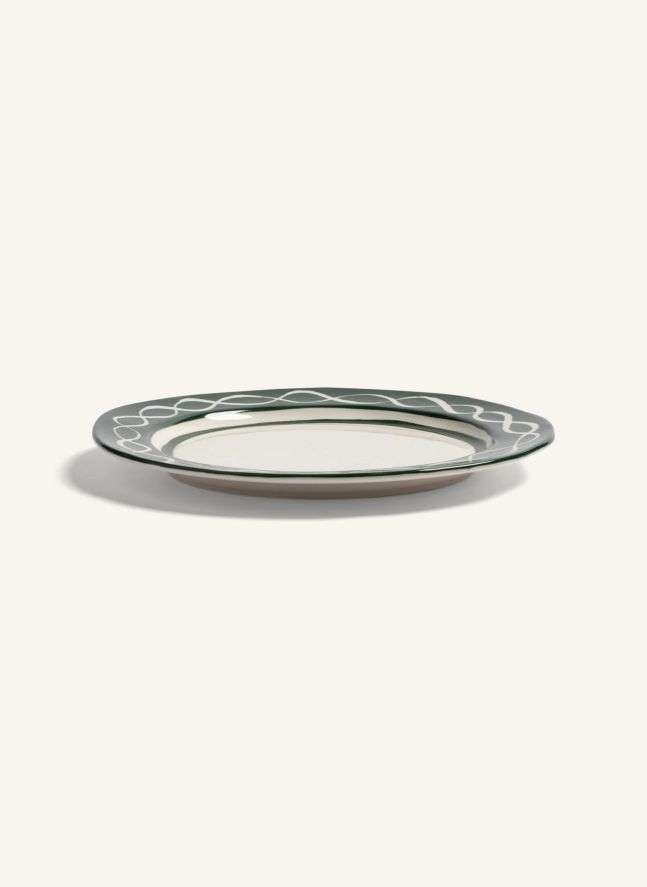 Assiettes en porcelaine Festivo - Set de 2 | Vert