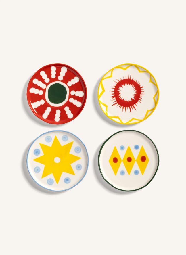 Assiettes en porcelaine Festivo - Set de 4
