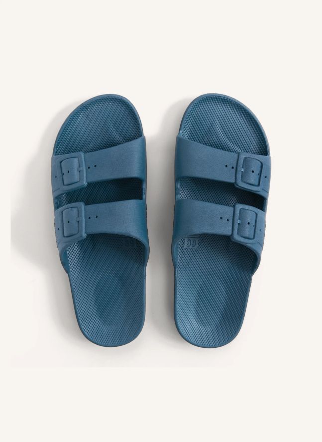 Sandales Basic | Bleu canard