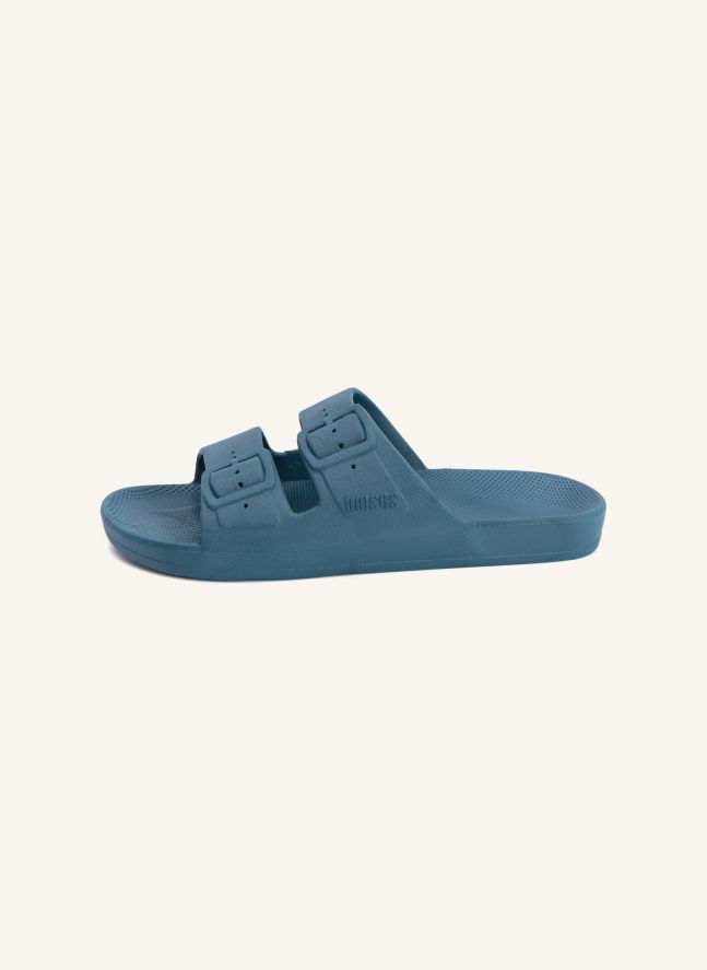 Sandales Basic | Bleu canard