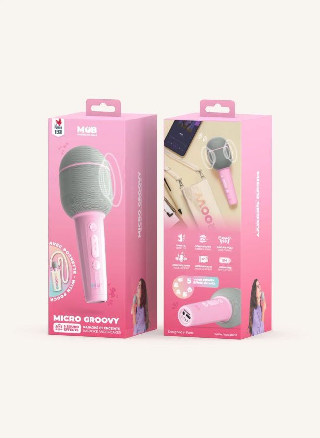 Micro Groovy | Rose bonbon