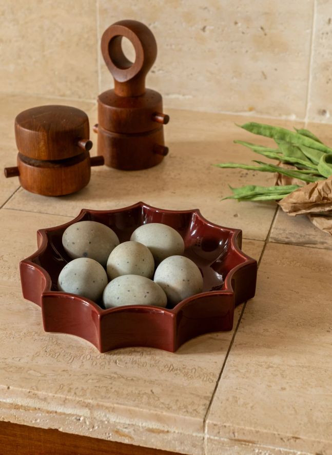 Vide poche Tasca en céramique | Bordeaux