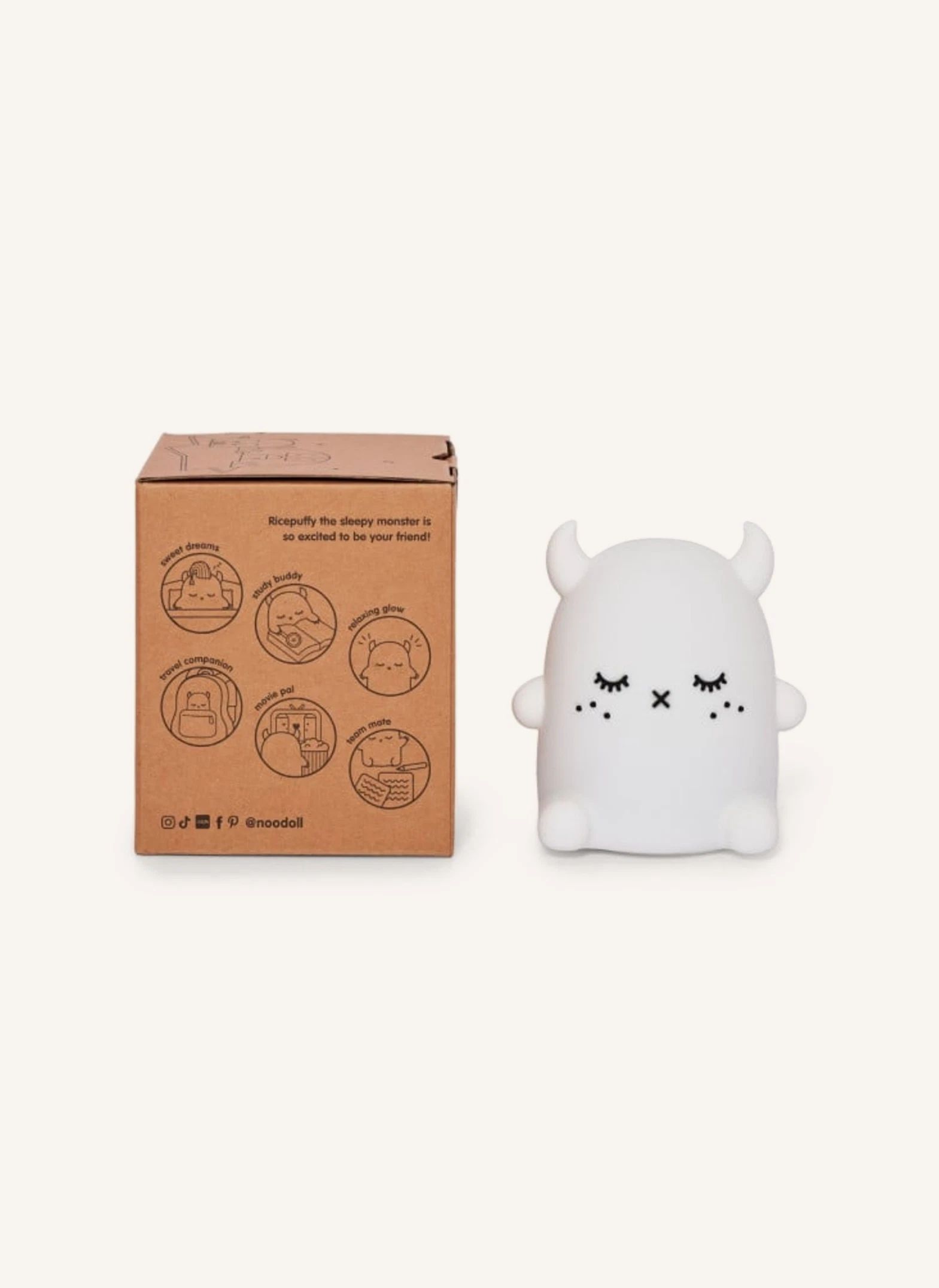 Veilleuse Puffy | Blanc- Image produit n°6