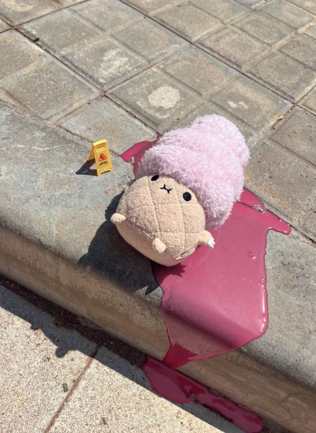 Peluche Glace  | Rose