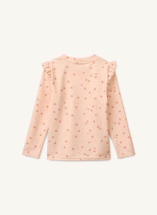 Tenley Camiseta de baño con protección UV Mariposas Fibras Recicladas | Rosa