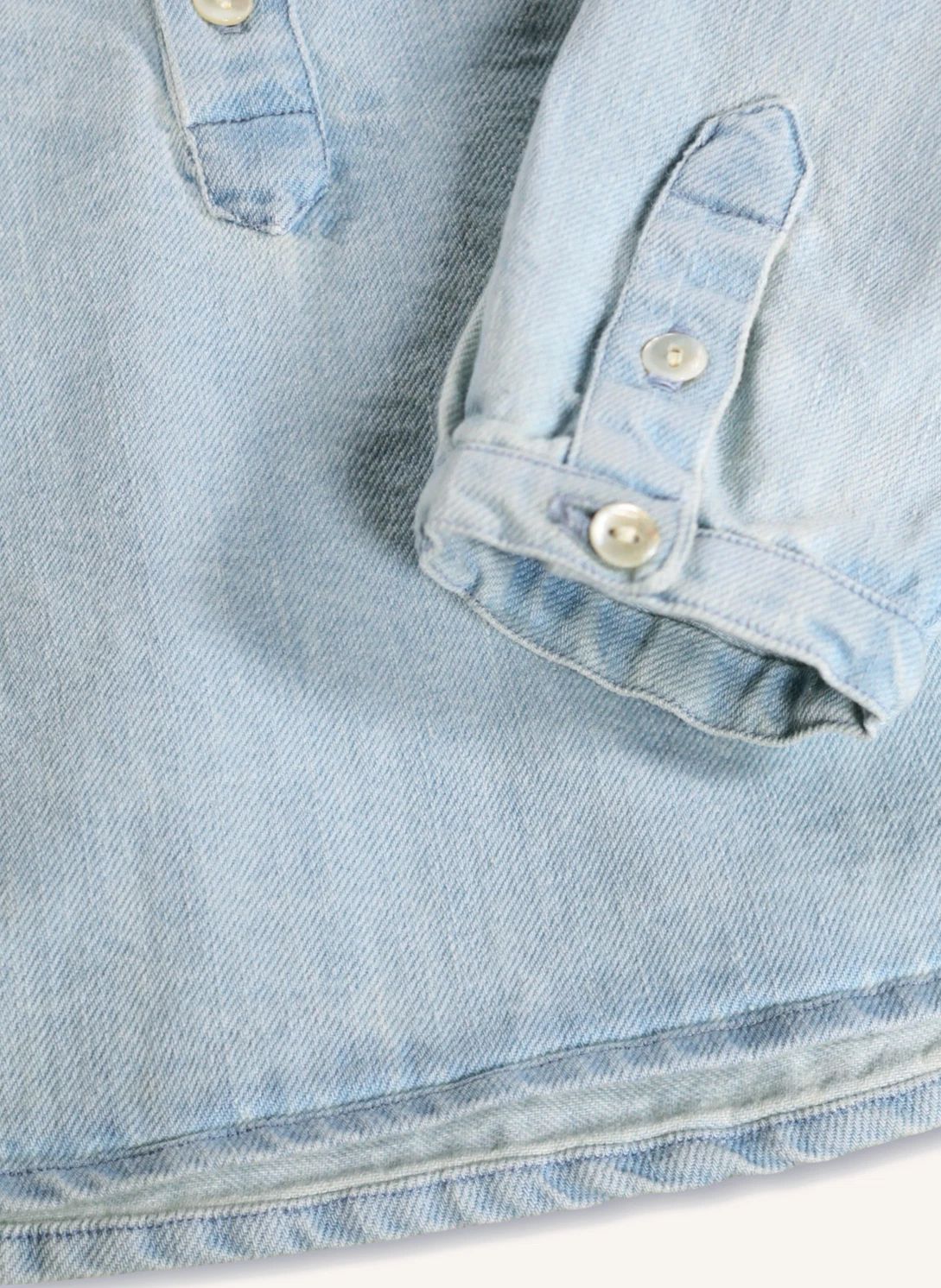 Chemise Denim Enoz Coton Bio | Bleu jean- Image produit n°2