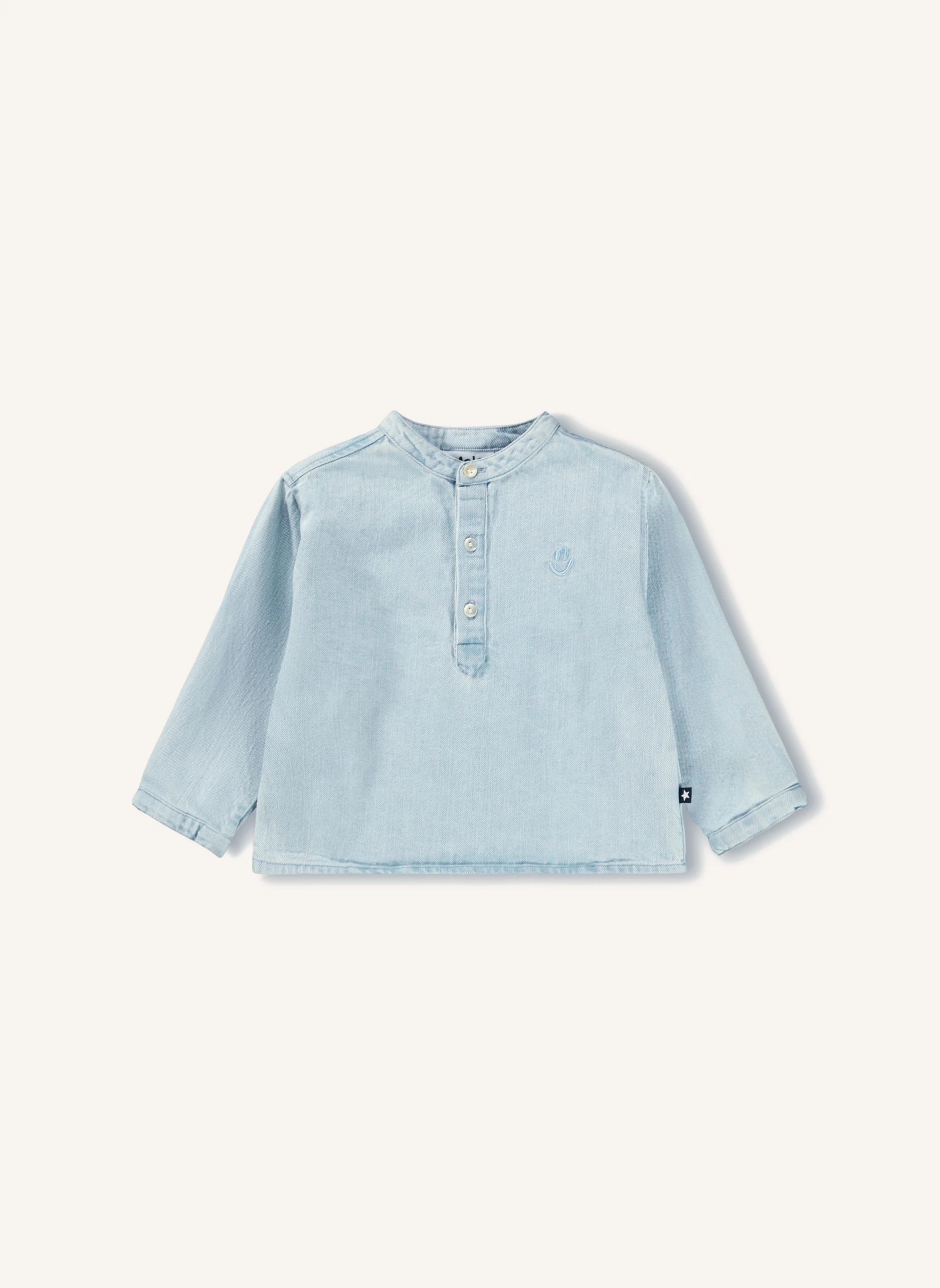 Chemise Denim Enoz Coton Bio | Bleu jean- Image produit n°0