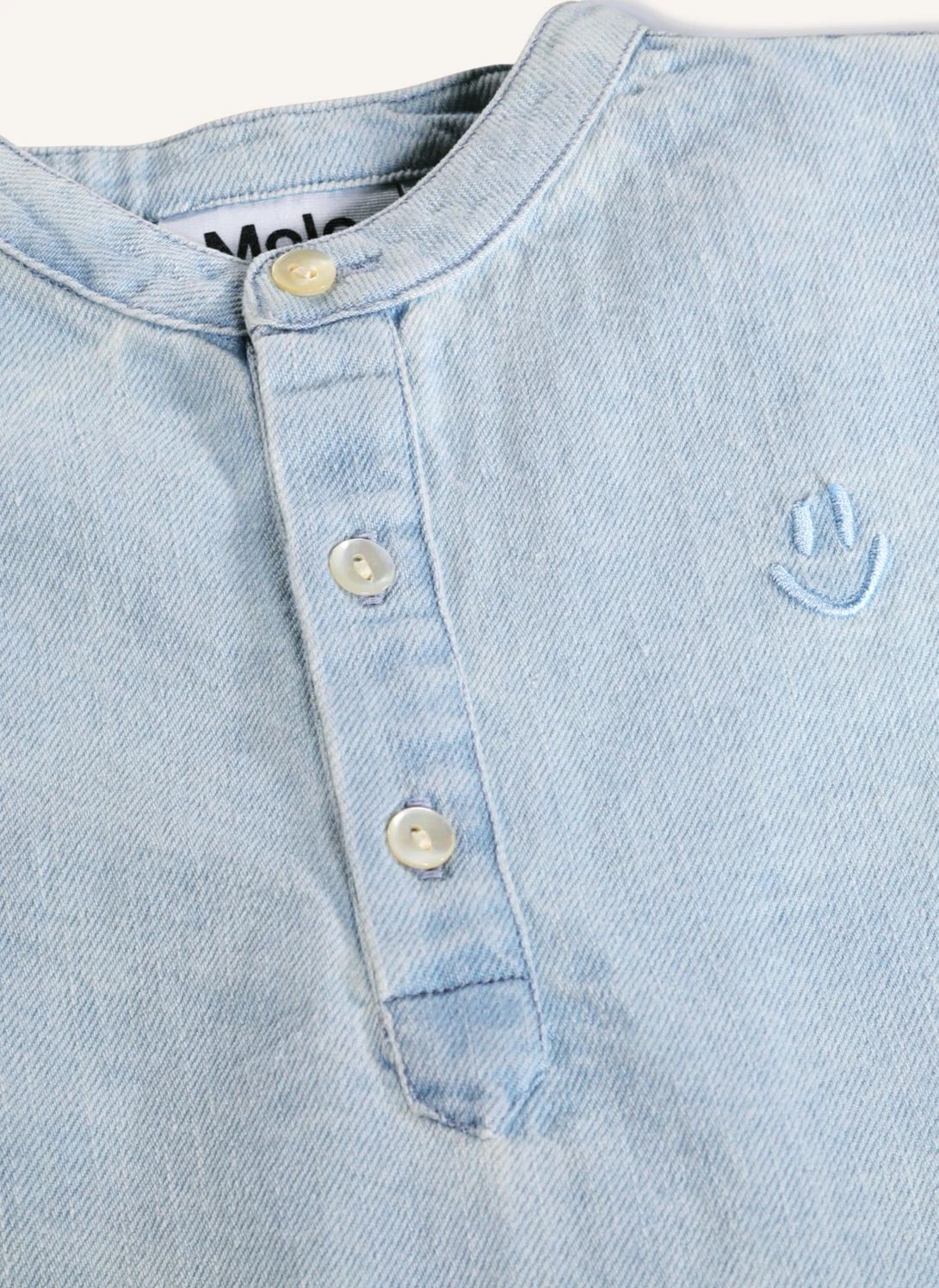 Chemise Denim Enoz Coton Bio | Bleu jean- Image produit n°1