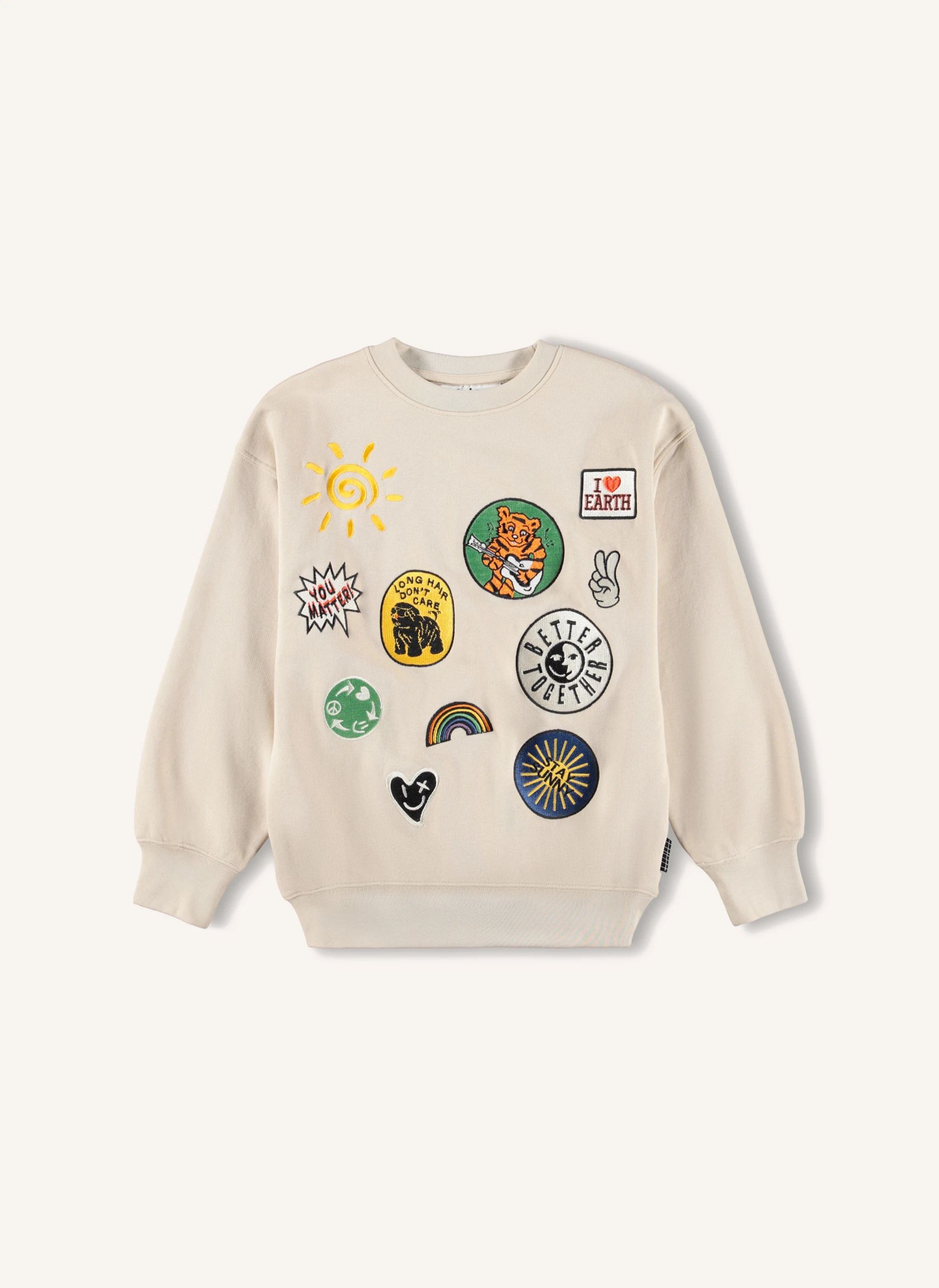 Sweat Mar Patchs | Ecru- Image produit n°0