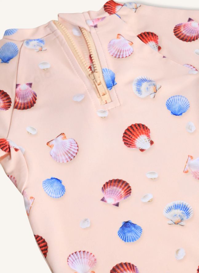 Camiseta Nemo Anti-UV Cascos Fibras Recicladas | Rosa Pálido
