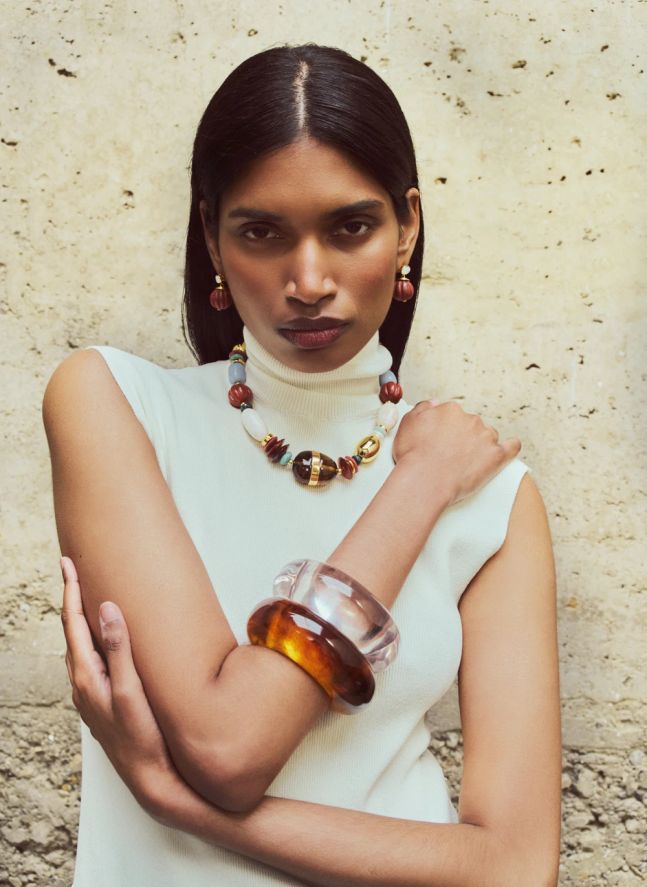 Bow bracelet | Brown