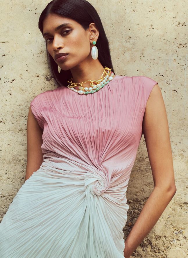 Collier Cabana | Bois de rose