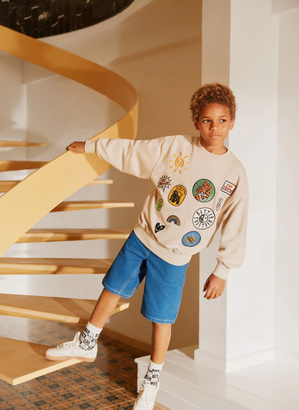 Sweat Mar Patchs | Ecru- Image produit n°3