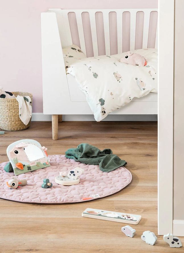 Alfombra de juego Tiny Farm | Rosa