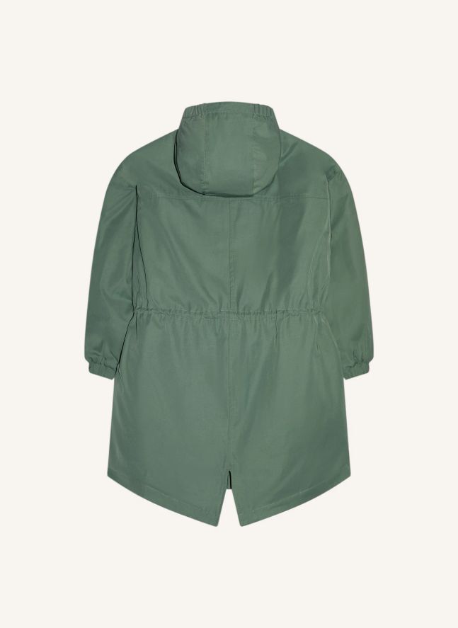 Parka Doublée Fox Fibres Recyclées | Vert canard