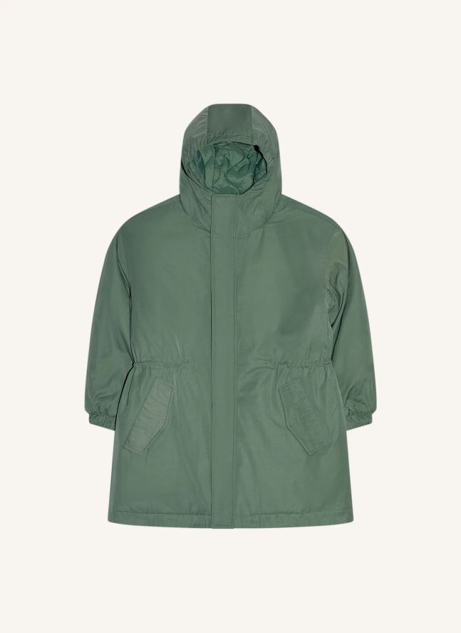 Parka Doublée Fox Fibres Recyclées | Vert canard