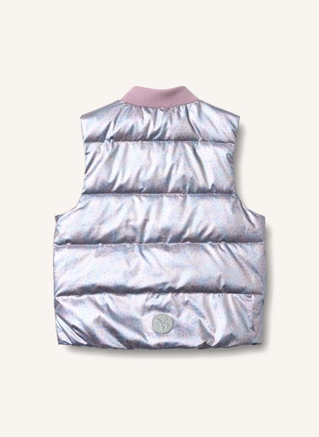 Doudoune Sans Manches Fryd Métalisée Fibres Recyclées | Violet