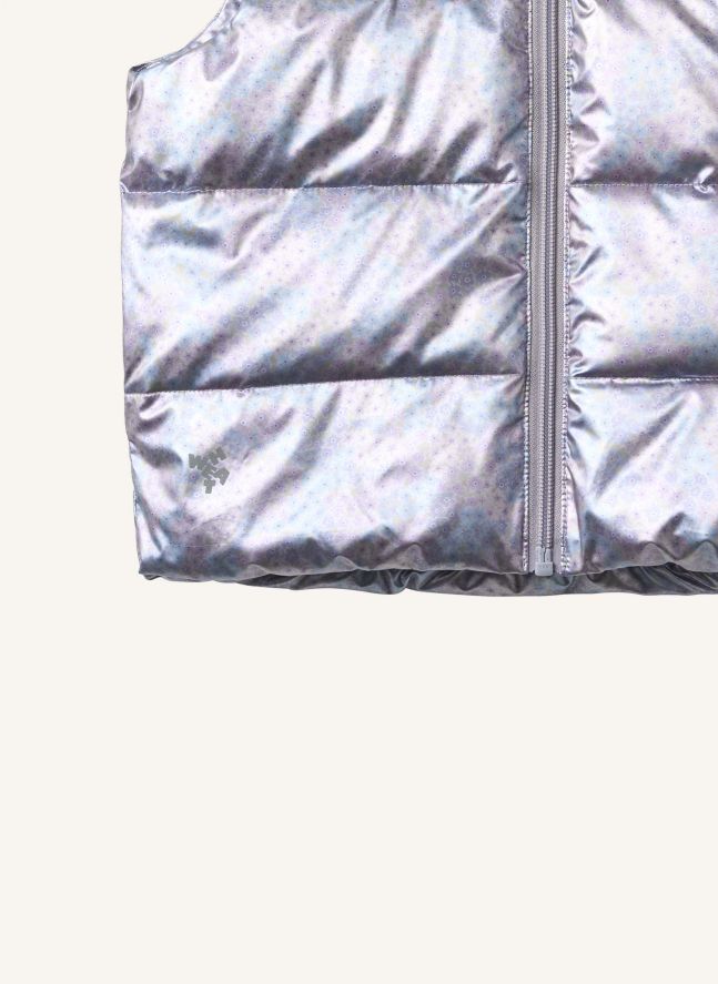 Doudoune Sans Manches Fryd Métalisée Fibres Recyclées | Violet