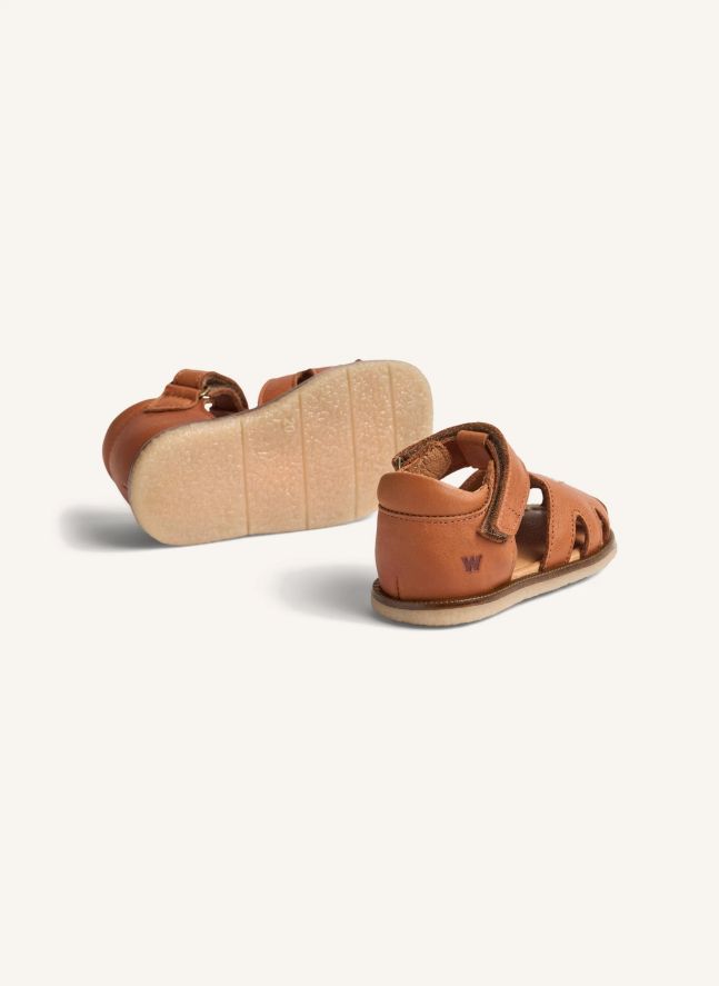 Sandales Cuir Lowe Abeilles | Marron