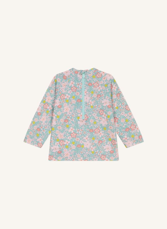 Camiseta de baño Fleuri Baby UV Protection | Turquoise