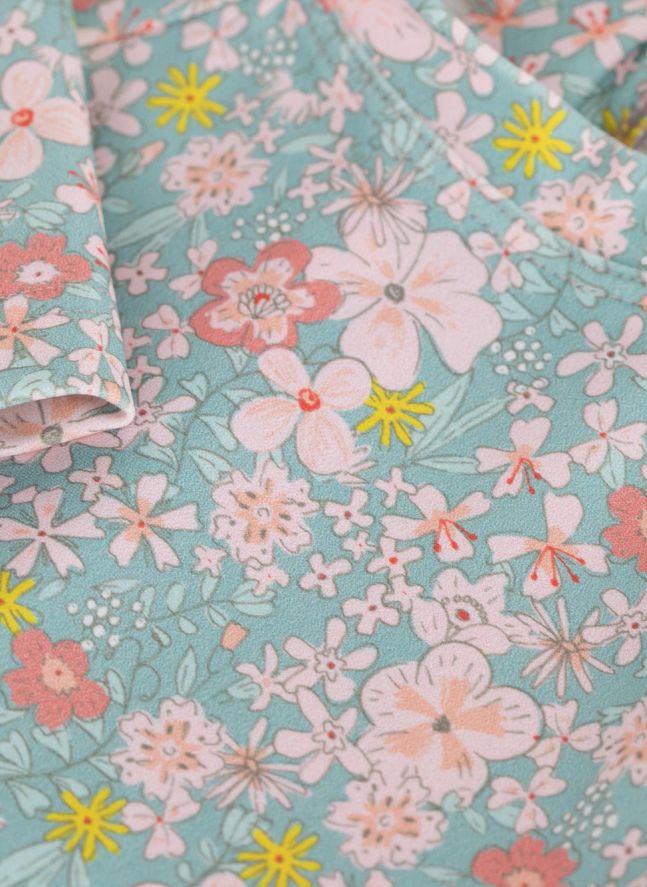 Camiseta de baño Fleuri Baby UV Protection | Turquoise