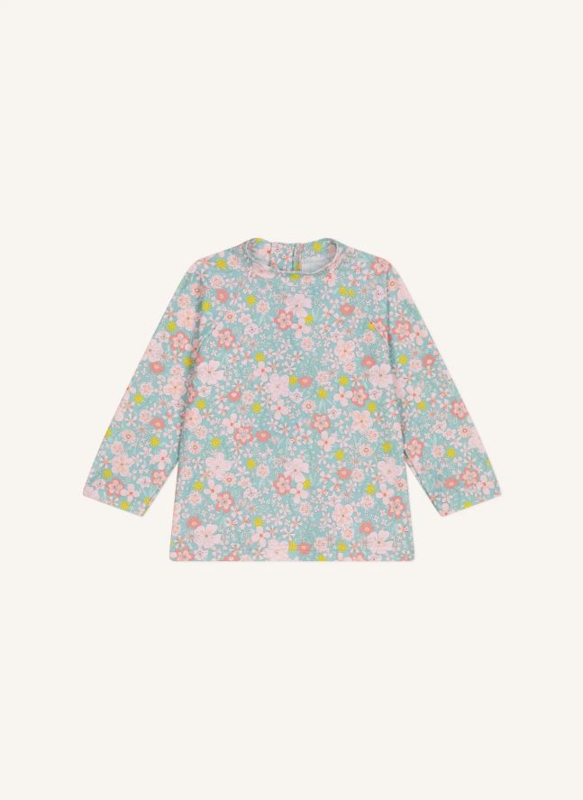 Camiseta de baño Fleuri Baby UV Protection | Turquoise