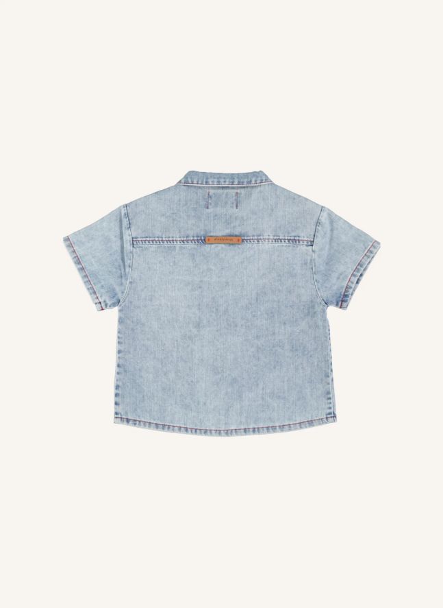 Chemise Denim | Bleu délavé