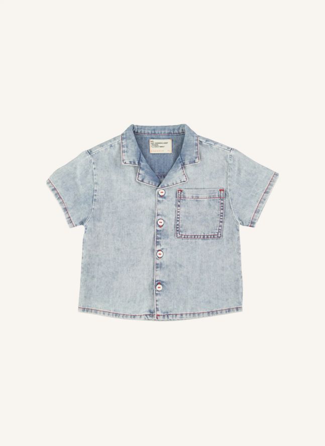 Chemise Denim | Bleu délavé
