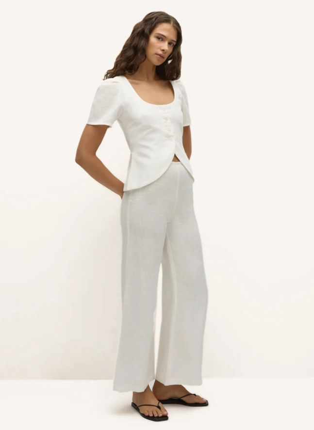 Pantalon Jean | Blanc