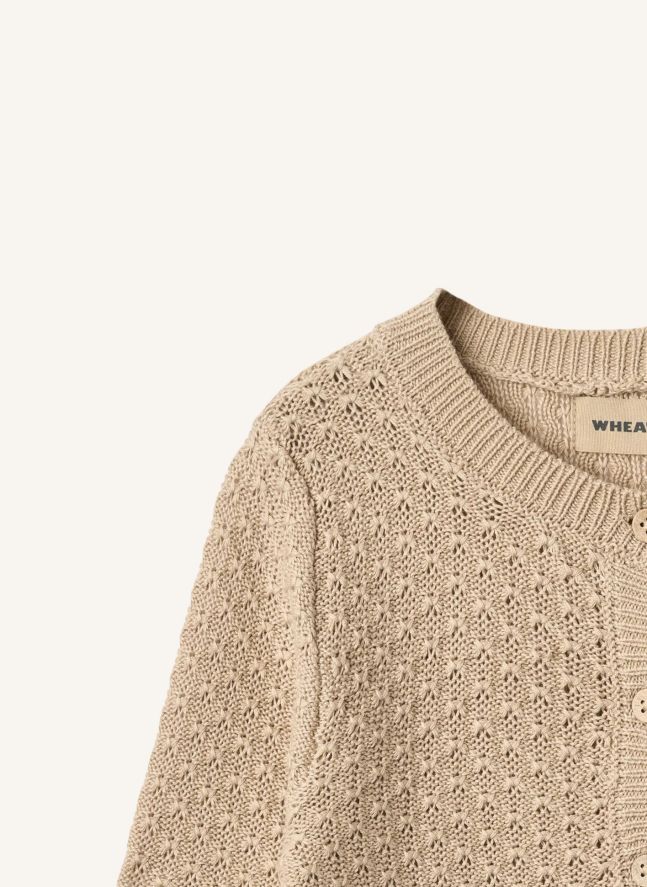 Cardigan Magnella Coton Bio | Ecru