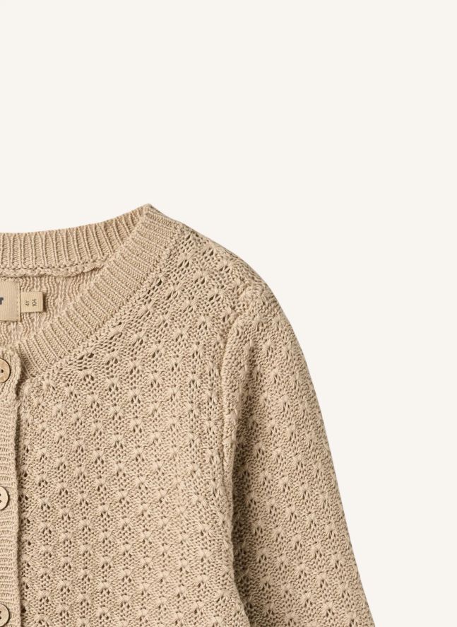 Cardigan Magnella Coton Bio | Ecru