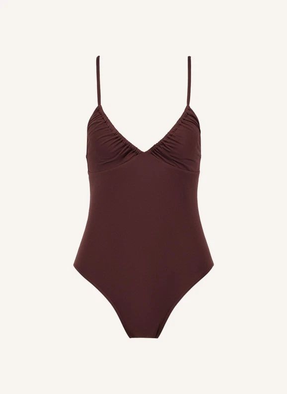 Maillot Une Pièce Le Fabuleux | Marron foncé- Image produit n°0