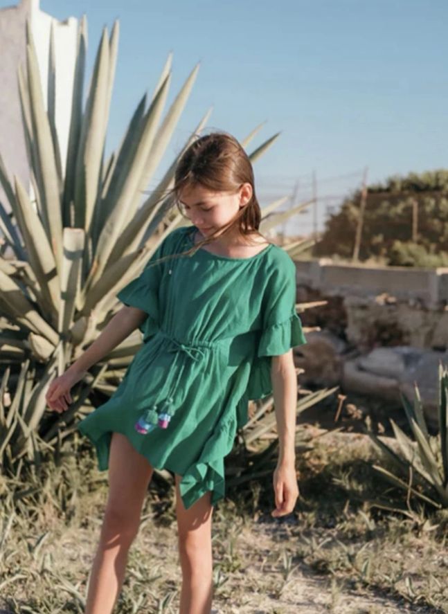Caftan Lea | Vert