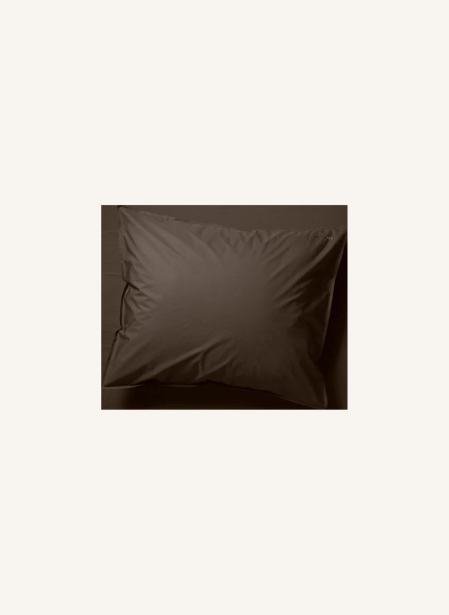 Taie d'oreiller en percale organique - Coffee Brown | Café