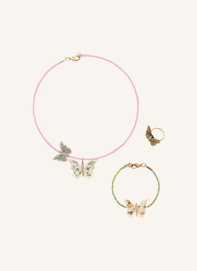 Set de Bijoux Papillon | Rose