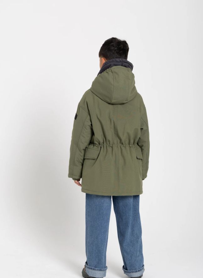 Parka acolchada con forro Oden | Verde Kaki